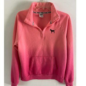 PINK Half Zip Sweat Shirt - Large